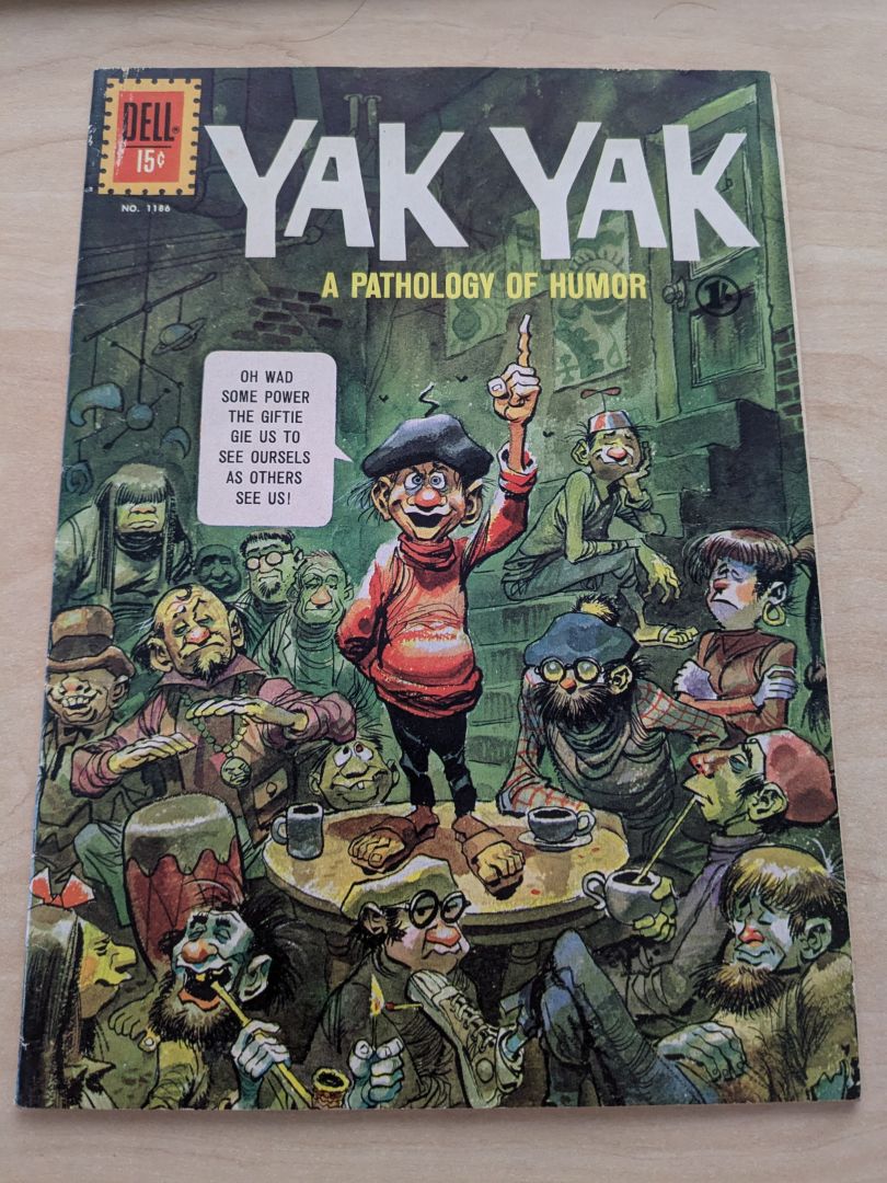 Dell 1961 Yak Yak Comic #1 - Jack Davis Cover Art - Vintage Humor (USD 50.00)