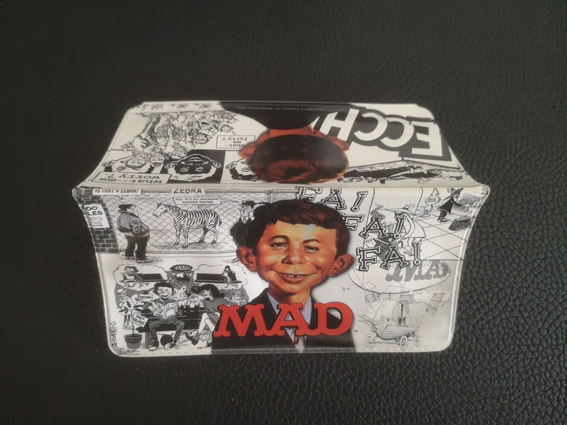 Vintage MAD Magazine Alfred E. Neuman Vinyl Checkbook Cover (USD 15.00)