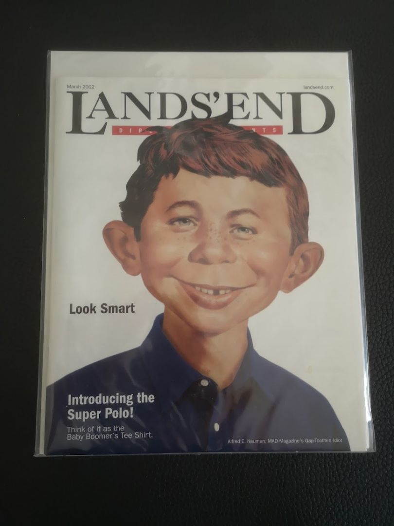Lands' End Catalog March 2002 - Alfred E. Neuman Cover (USD 20.00)