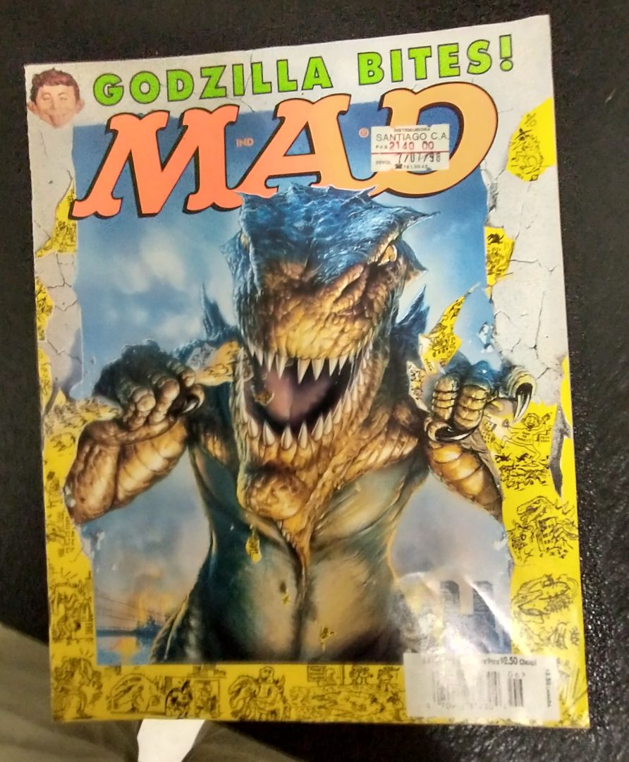 Spare Issue Godzilla bites! (USD 8.00)