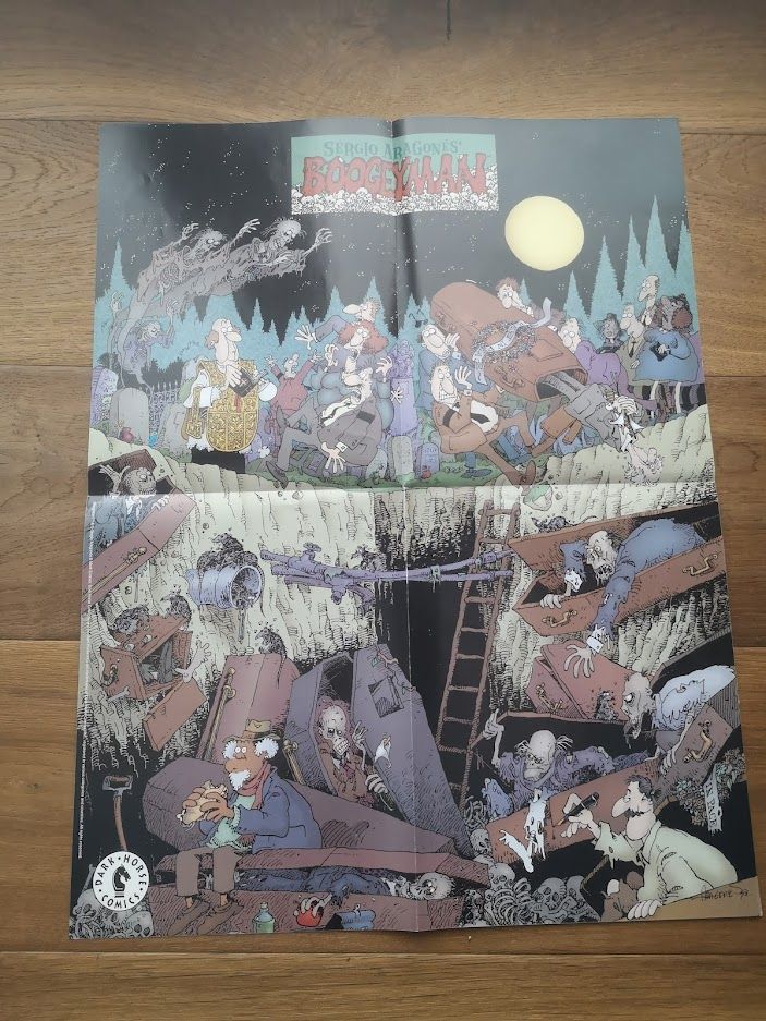 Sergio Aragonés "Boogeyman" Dark Horse Comics Folded Poster (USD 15.00)