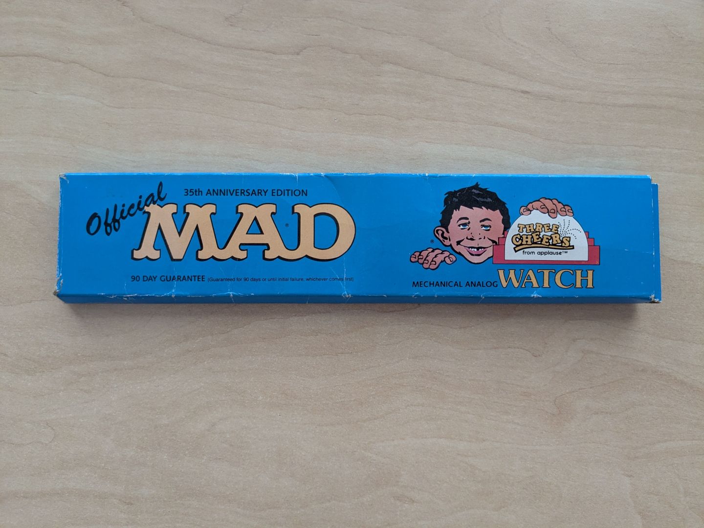 1988 Official MAD Magazine 35th Anniversary Watch White Strap Applause Box (USD 80.00)