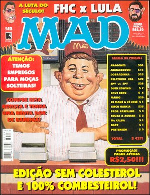 MAD Magazine #142 • Brasil • 2nd Edition - Record