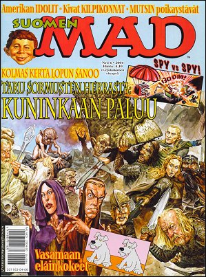 MAD Magazine #6 • Finland • 2nd Edition - Semic