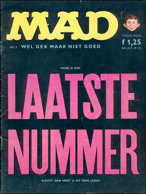 MAD Magazine #5 • Netherlands • 1st Edition