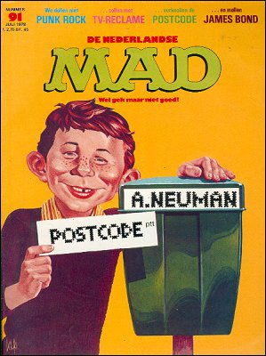 MAD Magazine #91 • Netherlands • 1st Edition