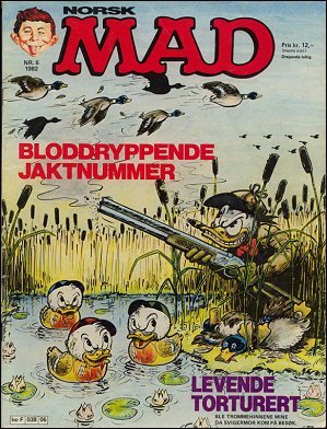 MAD Magazine #6 • Norway • 2nd Edition - Semic