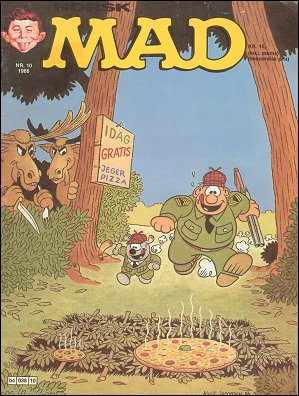 MAD Magazine #10 • Norway • 2nd Edition - Semic