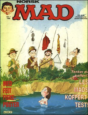 MAD Magazine #7 • Norway • 2nd Edition - Semic