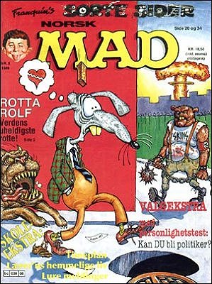 MAD Magazine #8 • Norway • 2nd Edition - Semic