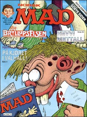 MAD Magazine #10 • Norway • 2nd Edition - Semic