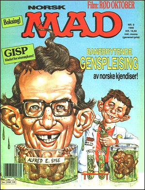 MAD Magazine #9 • Norway • 2nd Edition - Semic