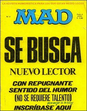 MAD Magazine #3 • Spain • 1st Edition - MAD