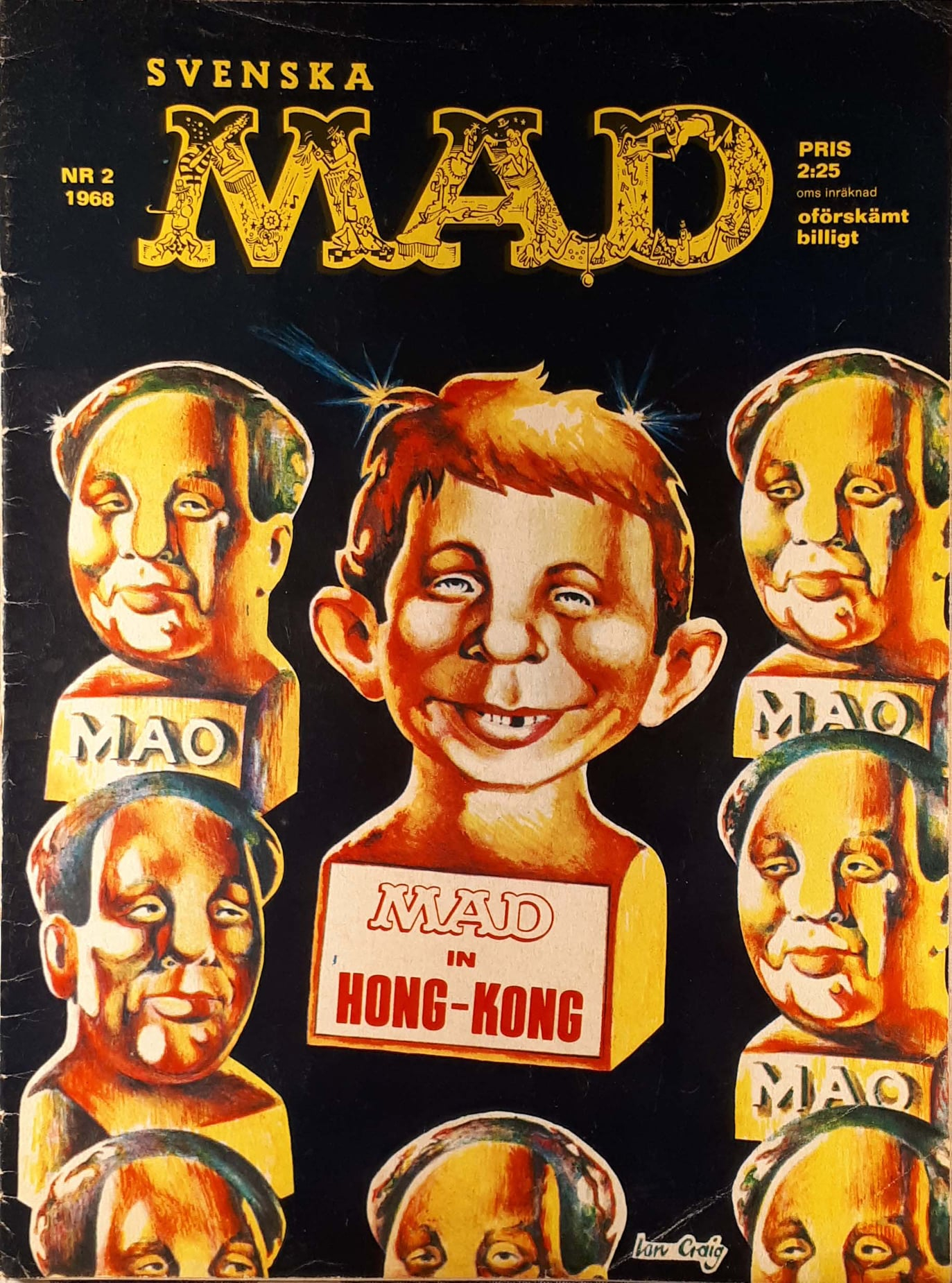 MAD Magazine 1968 #2 • Sweden