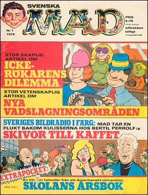 MAD Magazine 1976 #1 • Sweden