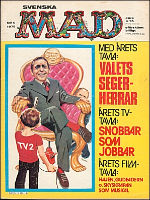 MAD Magazine 1976 #6 • Sweden | MADtrash.com-