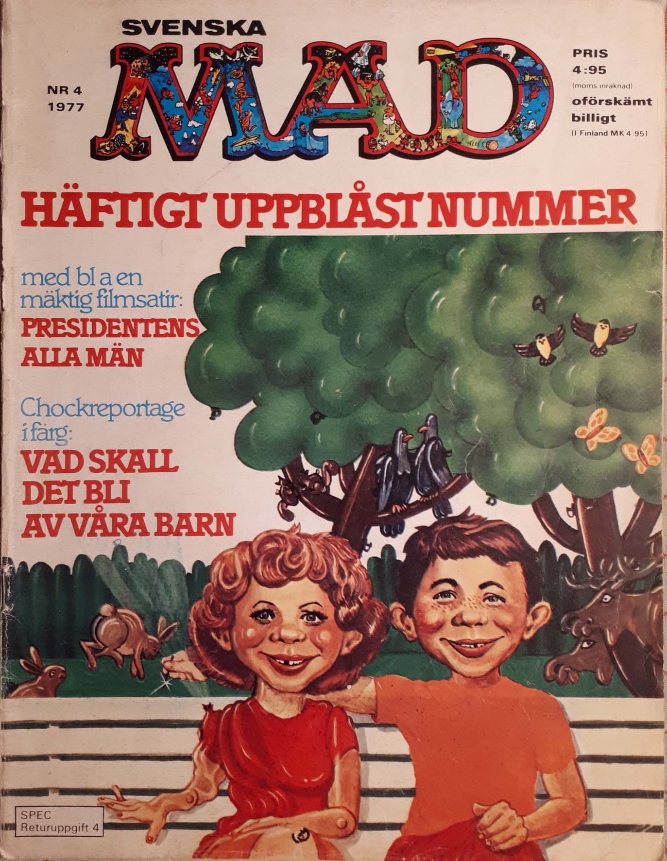 Details about   1979 MAD MAGAZINE Swedish Mad CRUISE DIPLOMA CERTIFICATE trip souvenir insert 