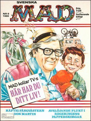 MAD Magazine 1980 #9 • Sweden | MADtrash.com-