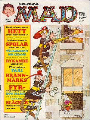 MAD Magazine 1981 #1 • Sweden