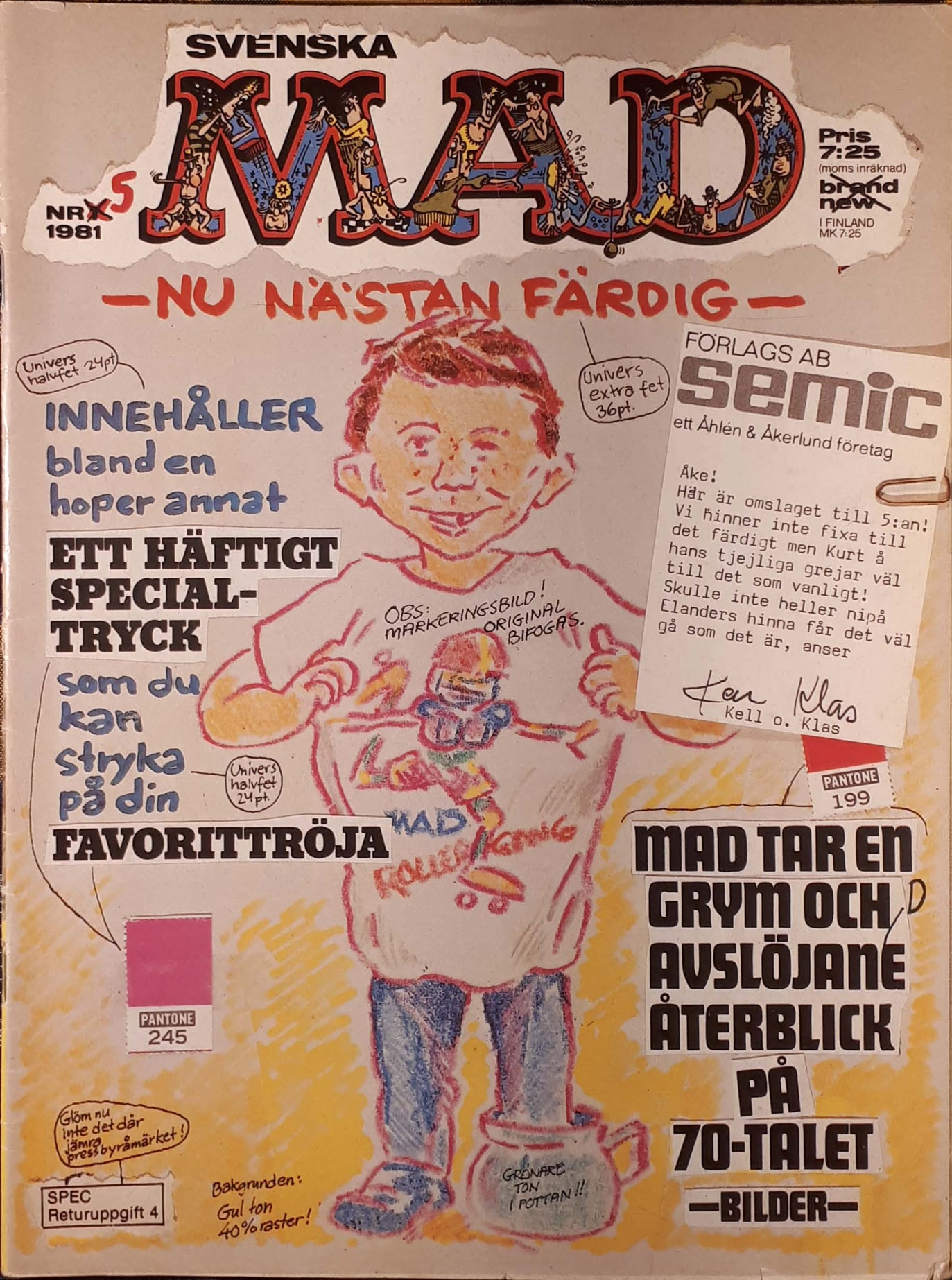 MAD Magazine 1981 #5 • Sweden