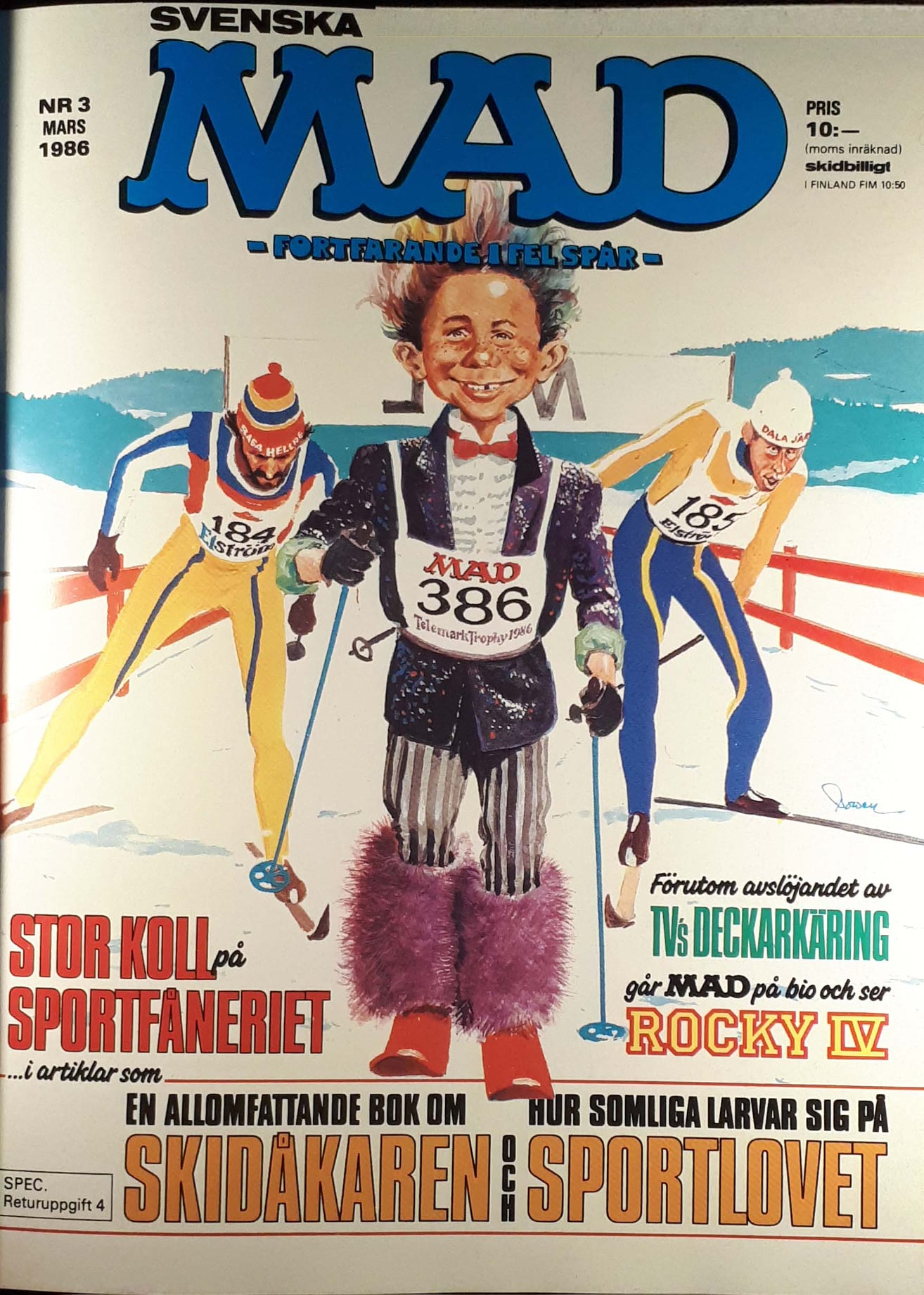MAD Magazine 1986 #3 • Sweden