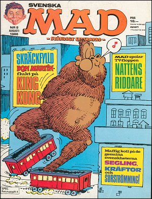 MAD Magazine 1986 #8 • Sweden