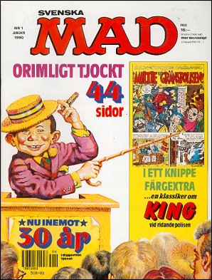 MAD Magazine 1990 #1 • Sweden