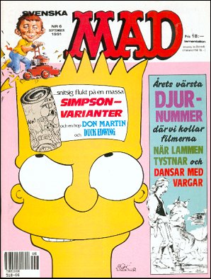 MAD Magazine 1991 #6 • Sweden