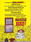 Image of Back cover of "Ongeneeslijk MAD!", showing more of Sergio Aragonés's whimsical art and providing publication details for the Dutch paperback.