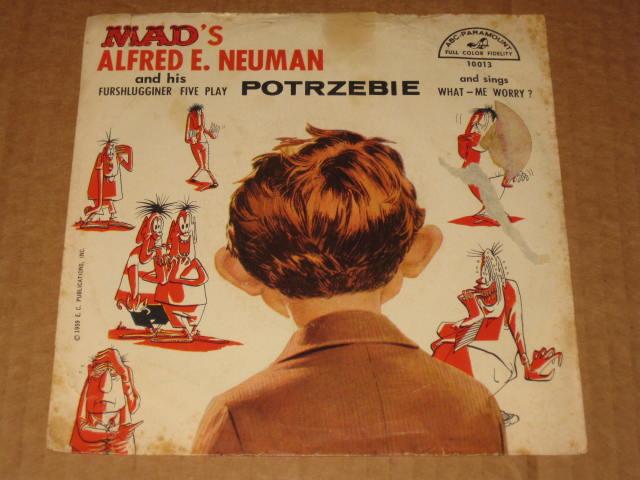 Record 45 RPM with Don Martin Picture Sleeve • USA