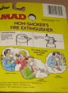 Image of MAD Magazine / Squirt Toy Fire Extinguisher - Back
