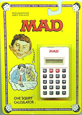 Squirt Toy MAD 'Calculator' • USA