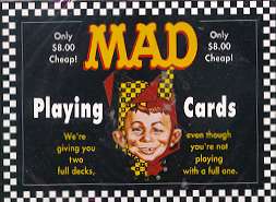 Card Game MAD Magazine Playing Cards • USA