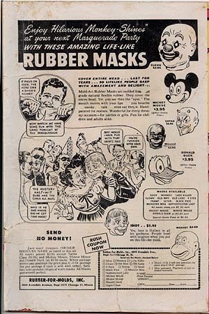 Ad for Pre-MAD Alfred E. Neuman Mask • USA