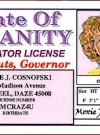 Image of Drivers License Female Alfred E. Neuman 'State of Insanity'