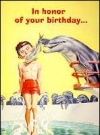 Image of Greeting Card 'Birthday': "In honor of your Birthday..." by Norman Mingo