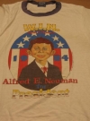 Image of Alfred E. Neuman For President Campaign Kit T-Shirt - Blue Ringer Version