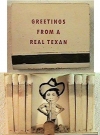 Image of Matchbook Cover Naughty #2 'Texas Style'