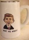 Beer Stein with Pre-MAD Alfred E. Neuman