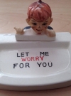 Image of Ashtray 'Let me worry for you' Alfred E. Neuman