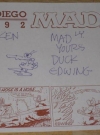 Thumbnail of Autographed Sheet Don Edwing San Diego Comic Con 