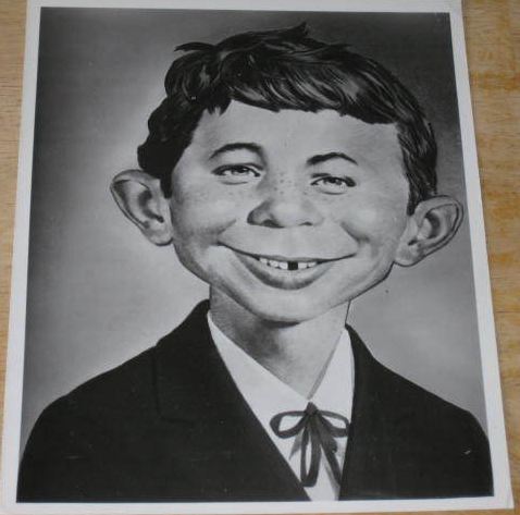 Photo Picture Alfred E. Neuman Promotional b/w • USA