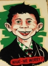 Image of Water Decal with Original Wax Sleeve Alfred E. Neuman