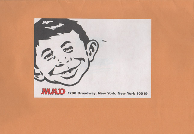 MAD Envelope Sticker • USA