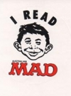 Image of Sticker 'I Read MAD' 1990