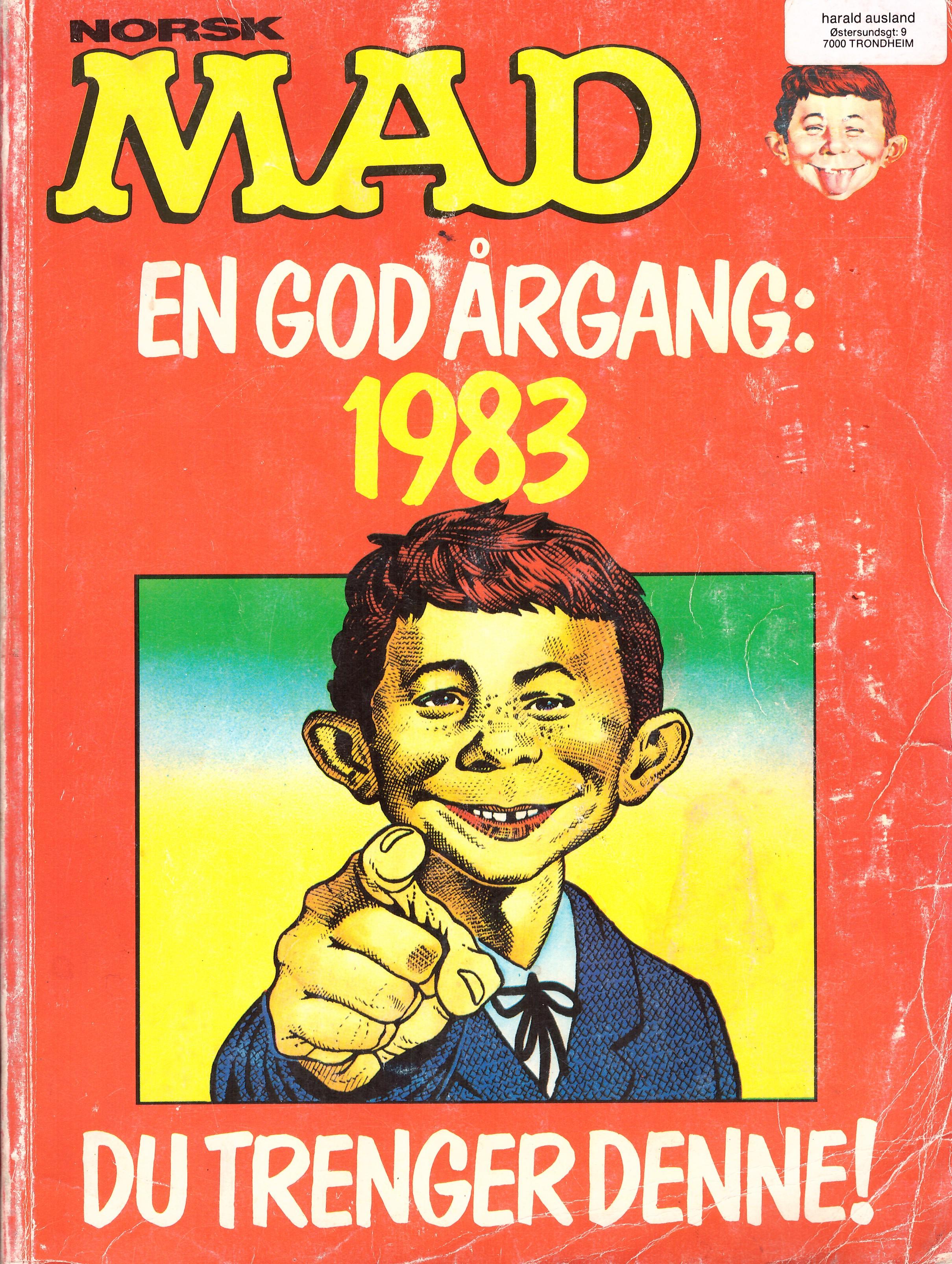 MAD Årgang Bound Volumes #2 • Norway • 1st Edition - Williams