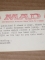 Image of Subscription Renewal Notice Card 1960's MAD Magazine