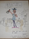 Image of Sergio Aragones Original Hand Inked & Colored MAD Trip Letter (Italy)