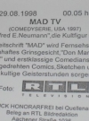 Image of Set Of 2 Promotional Photos From MAD TV - Imprint on back side