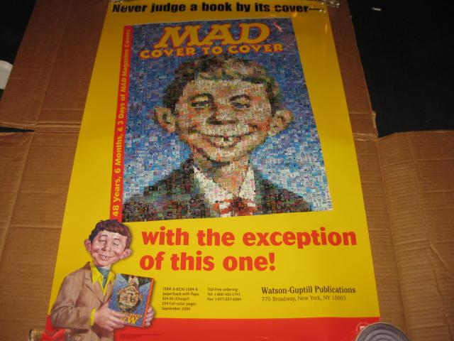 Book Store Display Poster MAD Cover To Cover • USA